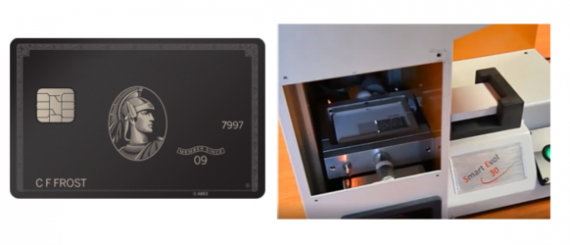 The SE30: the perfect response to personalize metal cards!